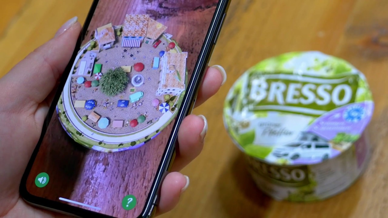 Augmented Reality for Packaging - Bresso x Shazam