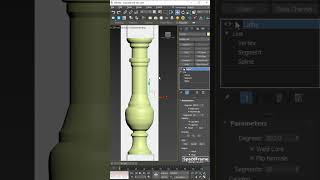 how to create Baluster Railing in #3dsmax #architecturevisualization #tutorial