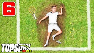 TOPSPIN 2K25 CARRIERA #6 - SONO M0RT0 in CAMPO a WIMBLEDON...