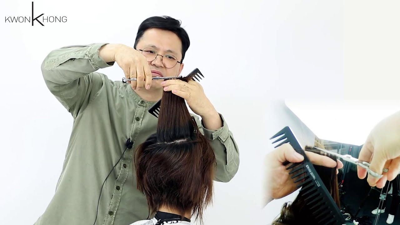 #커트학원 #권홍아카데미 #에츠헤어살롱 - YouTube 롱에서 한방에 숏컷! 네이프커트하는 가장쉬운 방법! #커트학원 #권홍아카데미 #에츠헤어살롱