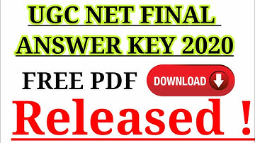 Nta Ugc Net June Answer Key 2020|Ugc Net Final Answer Key 2020|Ugc Net Result 2020 Kab Aayega|JRF