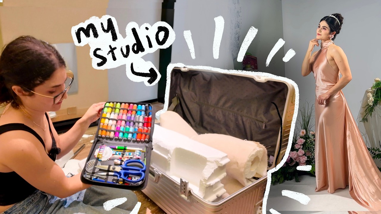I Built a Sewing Studio That Fits in a Suitcase
