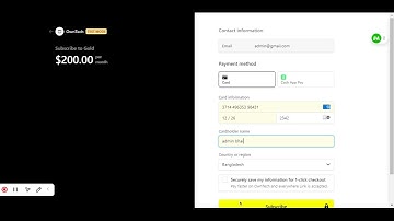 Subscription feature built with Django and Stripe