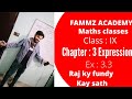 #maths #class9 #algebraicexpressions #ex3.3