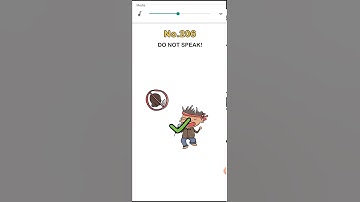 Brain out level 206 DO NOT SPEAK! Walkthrough