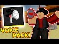 I GOT MY OWN VOICE PACK IN ARSENAL!? (NEW BANDITES VOICE PACK!) (ROBLOX)