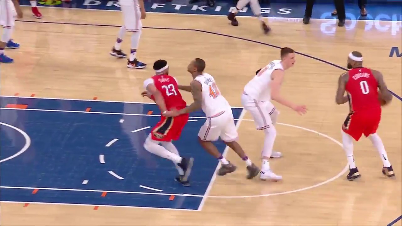 lonzo ball injury Anthony Davis (48 points) Highlights vs. New York Knicks