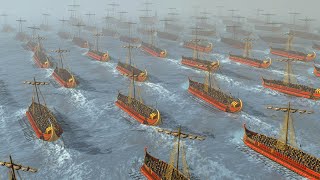 Insane ROME vs CARTHAGE Naval Battle (25K Men) - Total War ROME 2