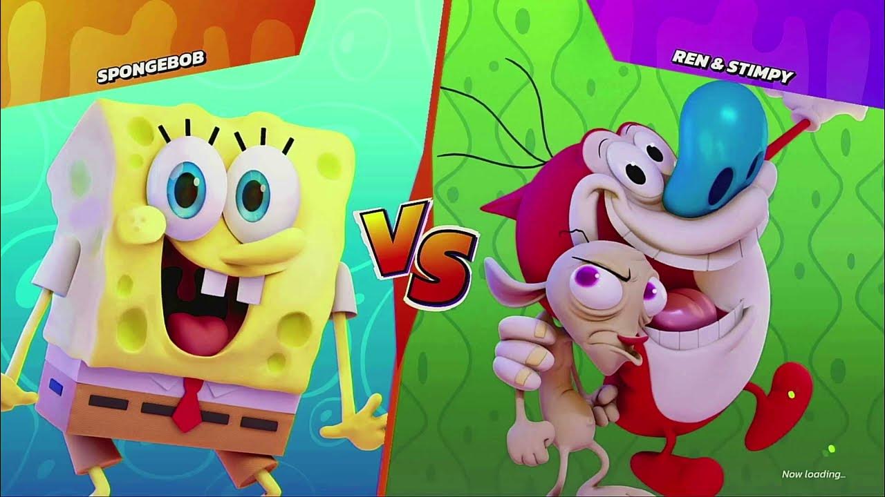 Nickelodeon All Star Brawl SpongeBob VS Ren & Stimpy YouTube