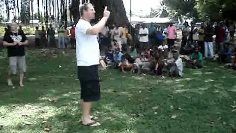 Kristian Melgard - Preaching in Papua New Guinea