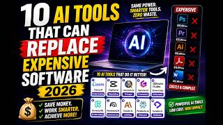 10 AI Tools That Can Replace Expensive Software 2026 | Tech Aura