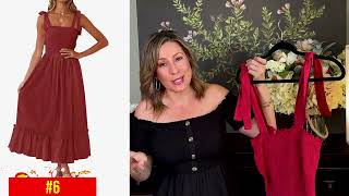 Affordable Chic Modest Dresses | Amazon Haul | Fashion Over 40