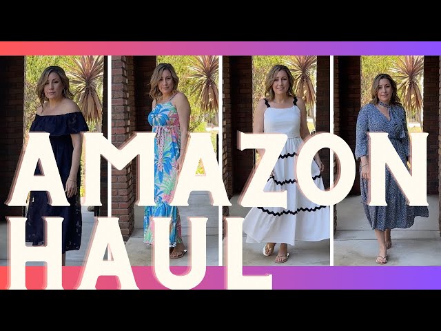 Affordable Chic Long Dresses | Amazon Haul | Modest Classy | Fashion Over  40 - YouTube