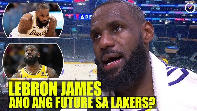LEBRON JAMES NAGBIGAY NG PAHAYAG TUNGKOL SA KANYANG FUTURE SA LAKERS -  YouTube