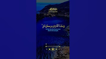 و لقد ضربنا للناس في هذا القران من كل مثل #تلاوة #قران #قرآن #كرومات #الله #quran #allah #sound