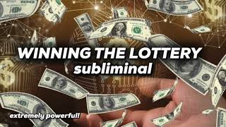 Winning the LOTTERY subliminal 💵 Works instantly!