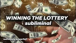 Winning the LOTTERY subliminal 💵 Works instantly!