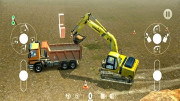 Heavy Machines & Mining Simulator|Excavator Simulator|Crane Simulator|Android - ios Gameplay|