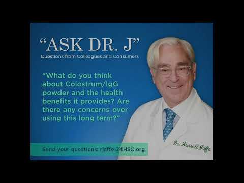 Colostrum/IgG Powder Health Benefits