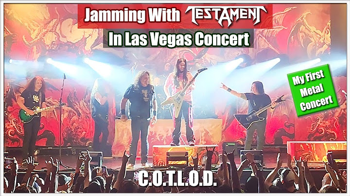 Testament with 11 Year Old Maya Neelakantan In Live Concert - "C.O.T.L.O.D"
