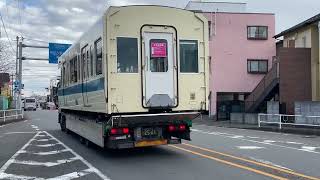 小田急8000形8259Fクハ8559（1号車）廃車に伴う陸送搬出