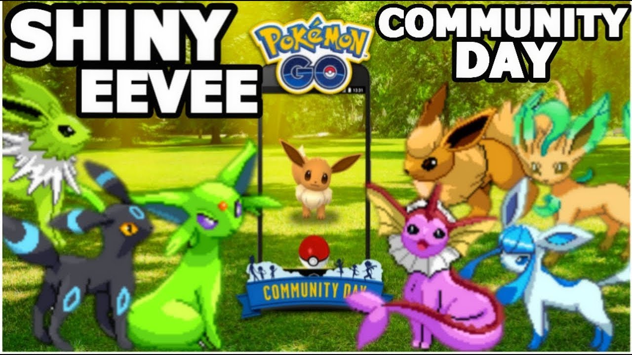 One more day til Community Day! Hopefully you didnt already use your name  trick on the eeveeloutions, Which shiny is your f…