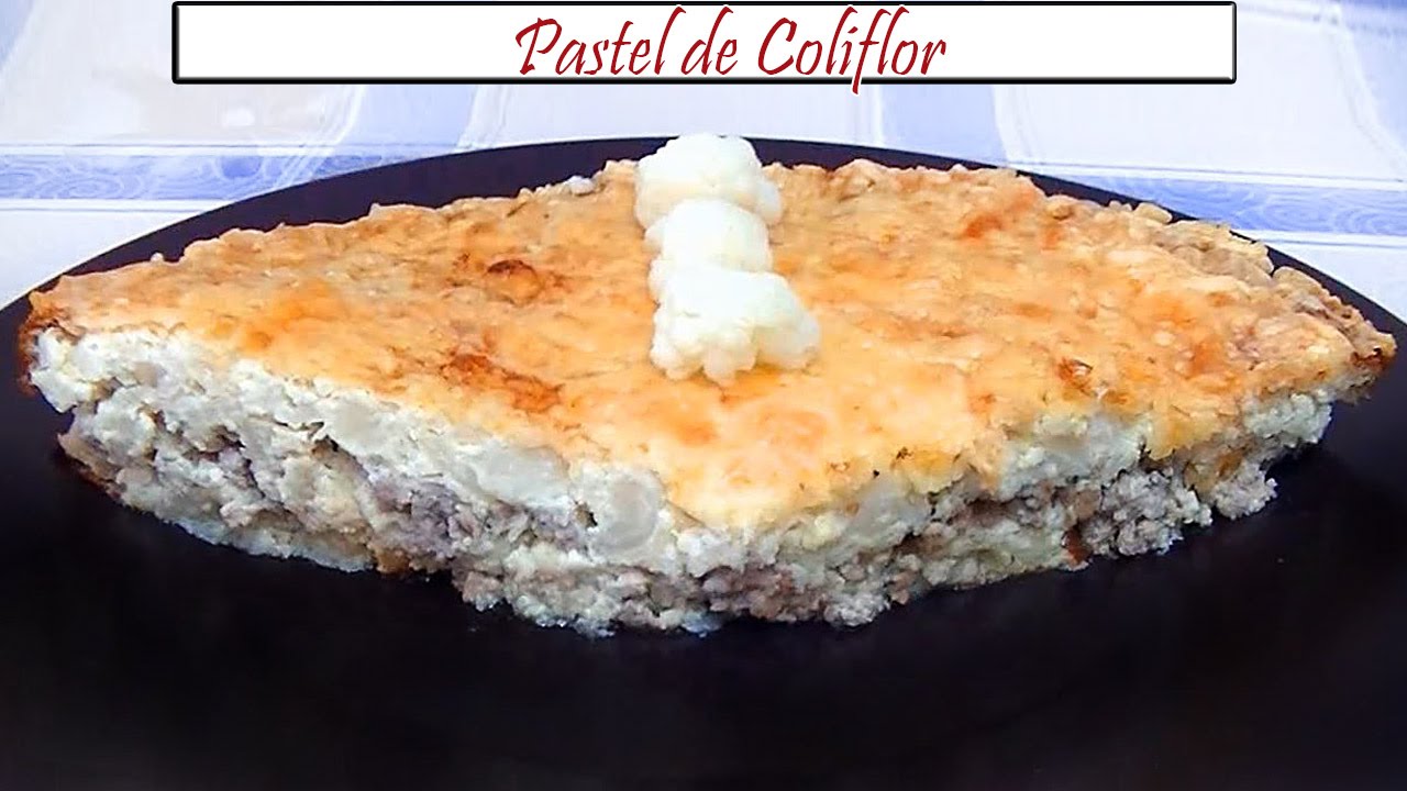 Pastel de Coliflor | Receta de Cocina en Familia - YouTube