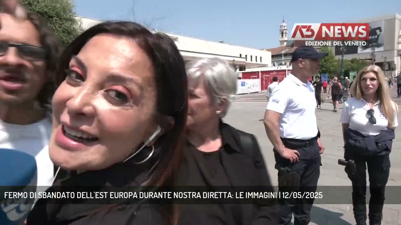 FERMO DI SBANDATO DELL'EST EUROPA DURANTE NOSTRA DIRETTA: LE IMMAGINI | 12/05/2025