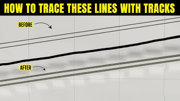 How to Lay Tracks Using Geo Data Map in TSRE5 | Track Layering with Black Lines (MSTS/OpenRails) PT1