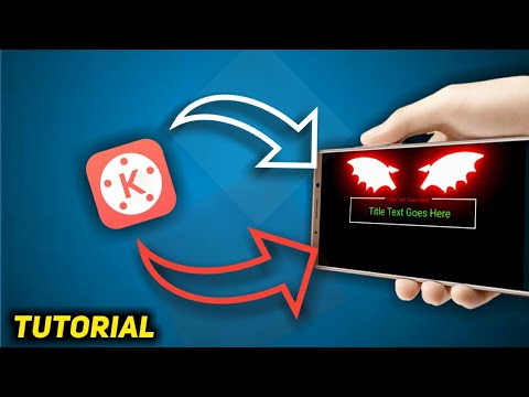 Devil neon wings text animation editing ||