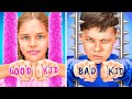 Good Kid VS Bad Kid! Funny Situations & Cool Pranks