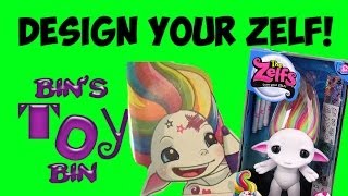 Design Your Zelf Review & Zelfs Blind Boxes Opening! By Bin's Toy Bin