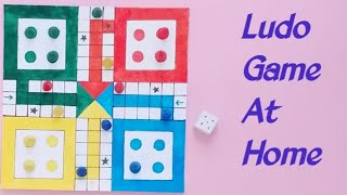 लॉकडाउन में हो रहे बोर, तो घर पर बनाये लूडो, Handmade Ludo, Dice and  Multicolour Tokens