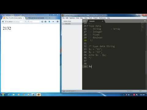 Tutorial PHP dasar : tipe data integer dan float