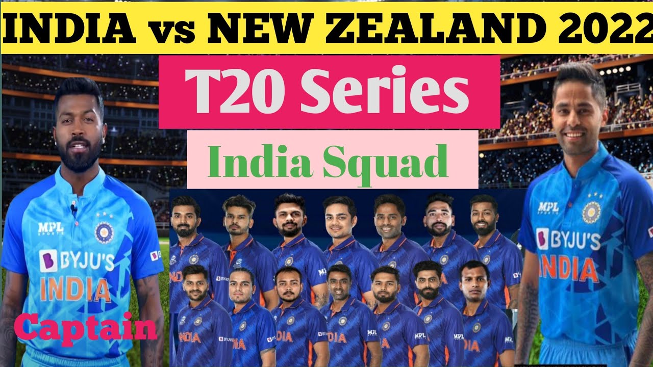 india tour of new zealand 2022 squad