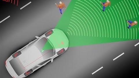 Volvo V60 Pedestrian Detection Animation