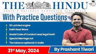 The Hindu Analysis By Prashant Tiwari 31 May 2024 Current Affairs Today Studyiq