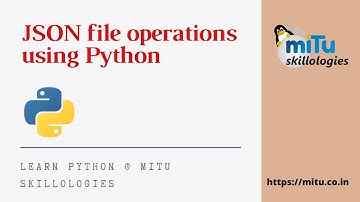 JSON File Operations using Python