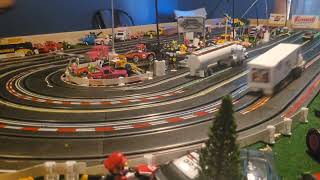 Scratch Built Binford Tool Time trailer in 1/43 scale for slot car track vid 2