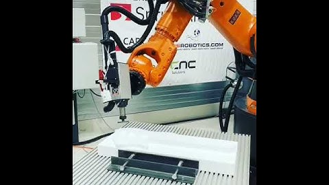 3D robot CADCAM demo for detail 3D fine trimming and 3D precision milling