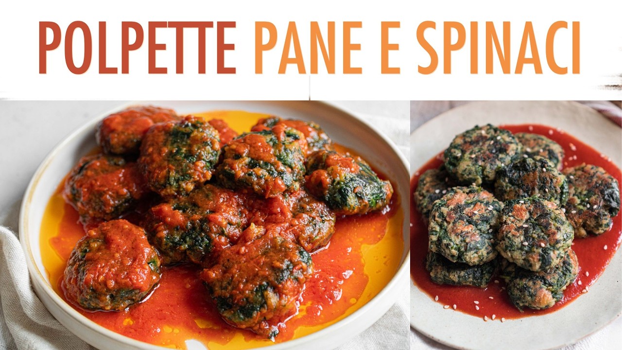 Polpette Povere Di Pane E Spinaci! Polpette Vegetali Infallibili | ElefanteVeg