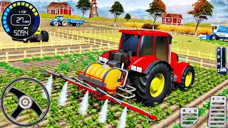 Indian Farming Tractor Driving Simulator 3D - Real Tractor Farmer 2024 - Android Gameplay screenshot 2