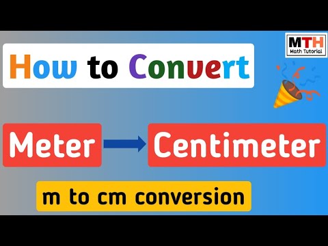 m to cm conversion | meter to centimeter conversion | How to convert ...