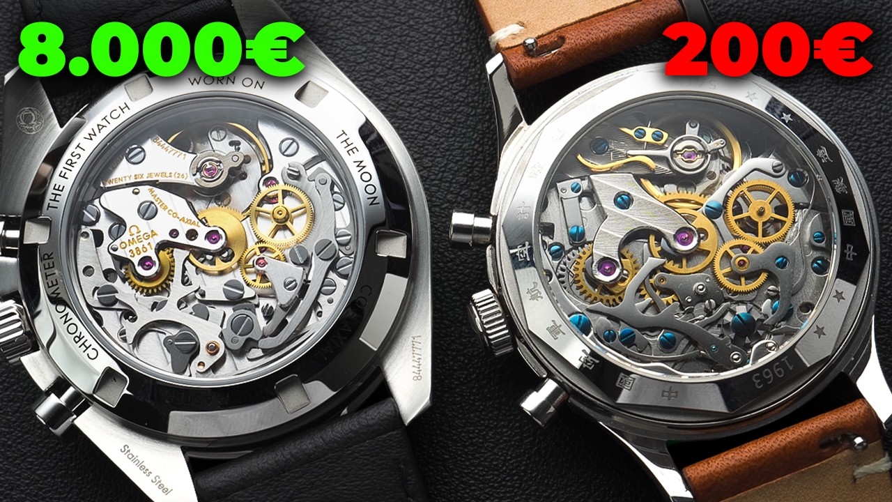 200€ vs. 8.000€ Uhrwerk!