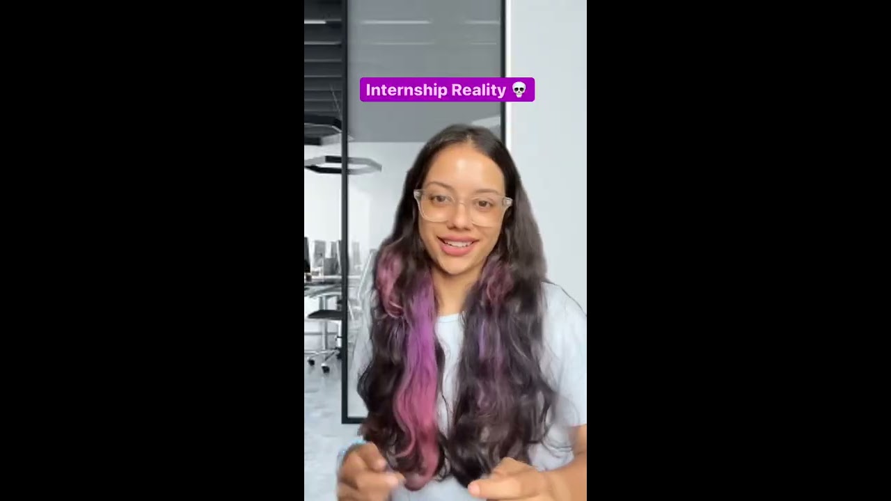 Internship expectations vs reality