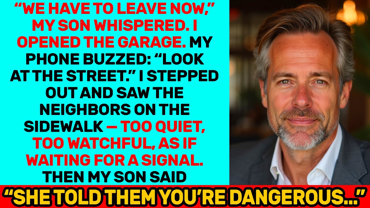 My Son Said We Had to Leave — Then I Heard She Told the Neighbors I Was Dangerous
