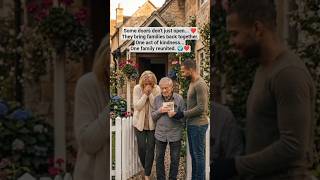 One Knock ...One Family Reunited ❤️😳#kindness #shorts #emotional #story