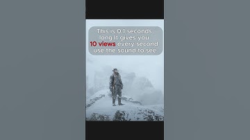 This is 0.1 seconds long It gives you 10 views every second use the sound to see #rdr2 #edit