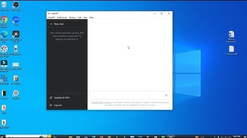 How to Download ChatGPT on Windows/Mac/Linux || How to Use ChatGPT without the Web Version