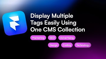 Framer CMS Category Pills - Display Multiple Tags Easily Using One CMS Collection